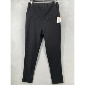 Angel Maternity Pants Women’s Sz S‎ Black Skinny Stretch Jegging Pull On Panel